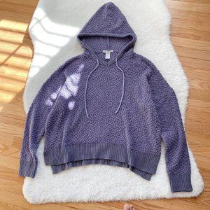 Dani Simone NWOT Women's Knit Sweatshirt Hoodie, Purple, Size XXL